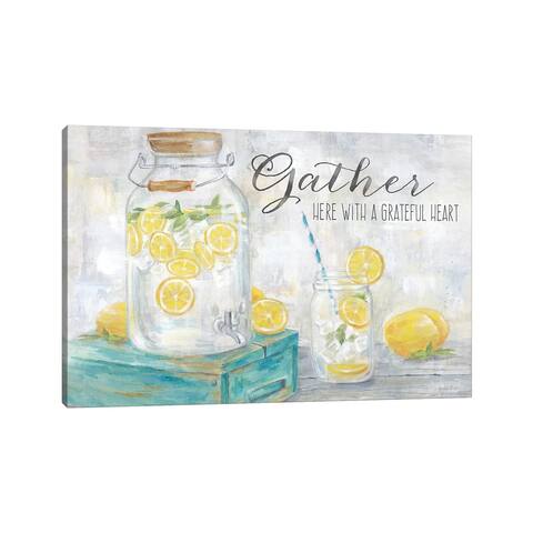 iCanvas "Gather Here Country Lemons Landscape" by Cynthia Coulter Canvas Print