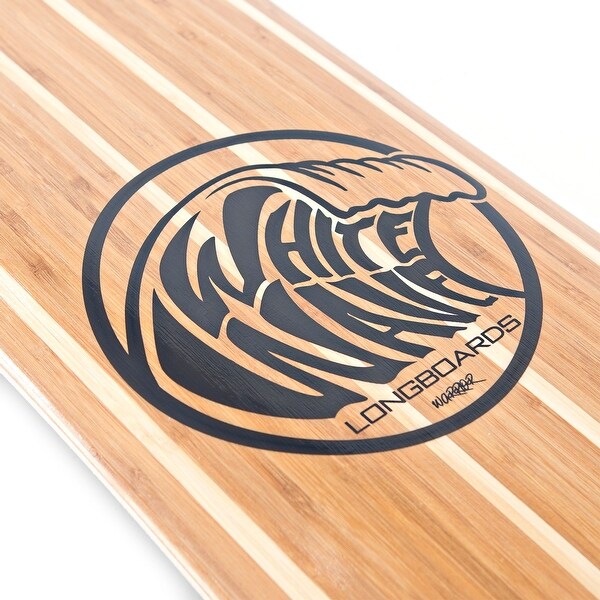 本日限定価格WHITE WAVE LONGBOARDS White Wave Longboards Bamboo Drop Deck 38 Inch Freestyle