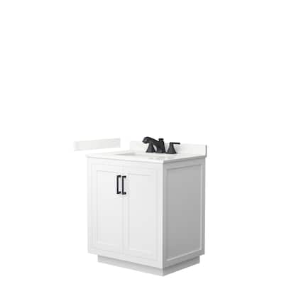Miranda 30-inch Single Vanity, Quartz Top