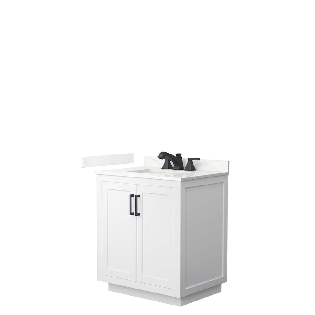 Miranda 30-inch Single Vanity, Quartz Top
