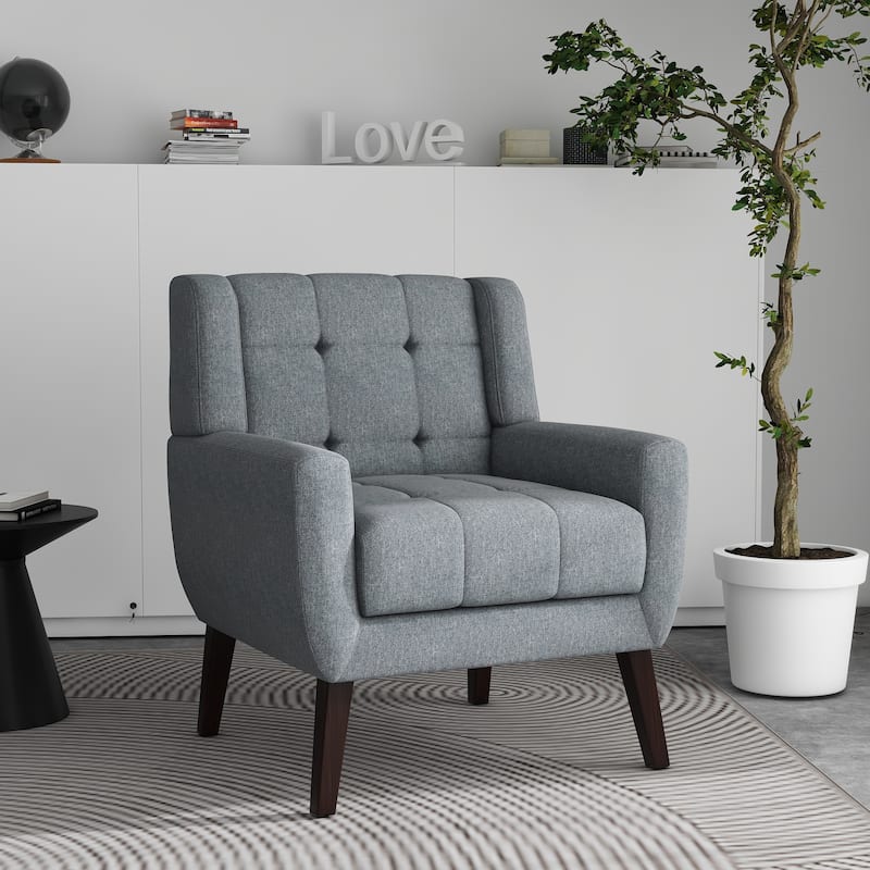 Tufted Arm Chair Upholstered Lounge Chair