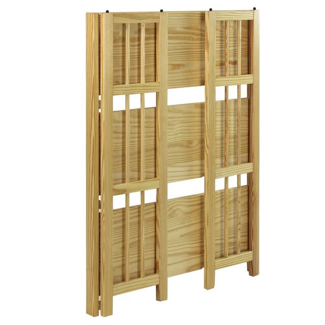 Porch & Den Edgemont Folding Stackable 27.5-inch Bookcase