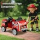 preview thumbnail 4 of 8, Gymax Kids Ride on Fire Truck 12V Battery Powered Electric Vehicle w/