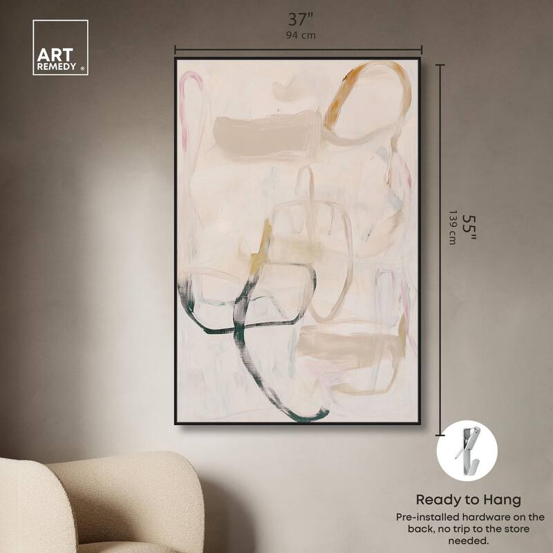 Faded Outlines I Canvas by Art Remedy