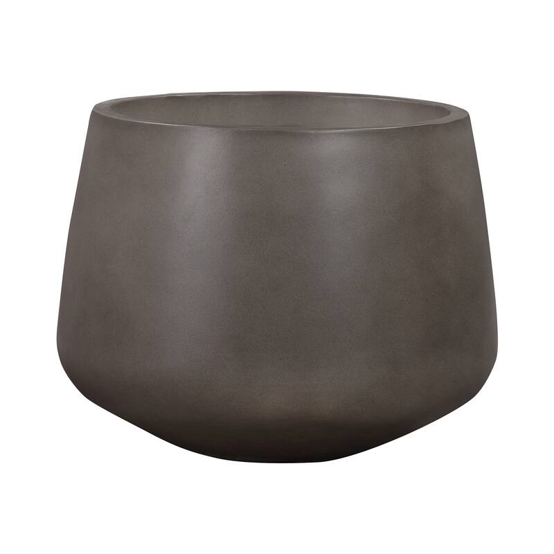 Amethyst Modern Lightweight Concrete Indoor or Outdoor Planter