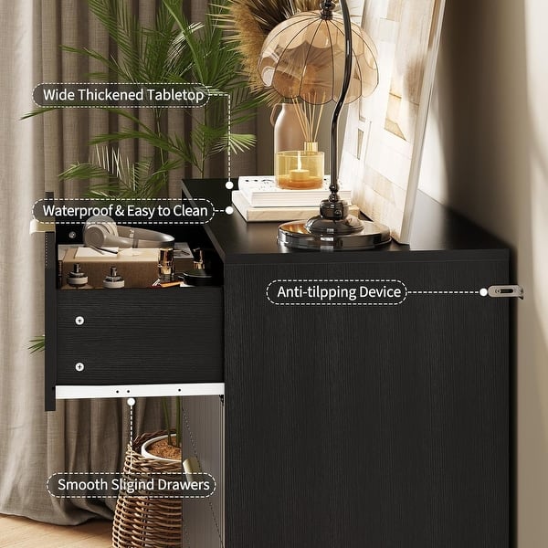 fluted black dresser Amazon.com: JOZZBY Fluted Dresser for Bedroom, 6 Drawer Black Dresser with Gold Handles, Modern Storage Dressers & Chests of Drawers for Hallway, Entryway : Home & Kitchen