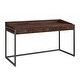 Thumbnail 11, WYNDENHALL Brinkley SOLID ACACIA WOOD Modern Industrial 60 inch Wide Writing Office Desk. Changes active main hero.