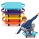 preview thumbnail 8 of 7, Gymax Children Balance Board Sitting Scooter Board 4-Pack PP Floor