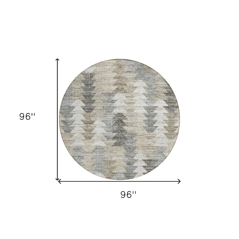 HomeRoots Geometric Transitional Rectangle Outdoor Rug