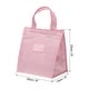 preview thumbnail 8 of 7, Insulated Lunch Bags, 8"x5"x9" Thermal Lunch Portable Containers Bag Pink