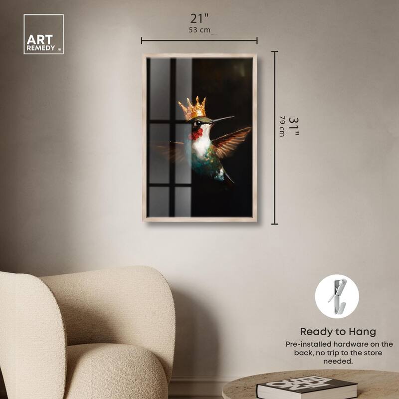 Royal Bird I Shadowbox by Art Remedy