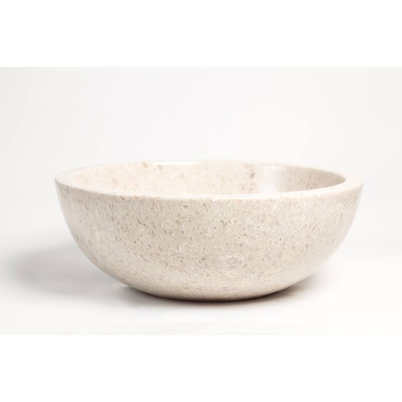 Natural Stone Vessel Bathroom Sink - Isidro Ojinaga Marble