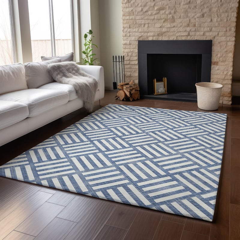 Premium Washable Super Soft Contemporary Mosaic Mayfield Rug