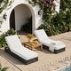preview thumbnail 13 of 112, Patio Recline Chairs Adjustable Chaise Lounge with Cushions (Set of 2)
