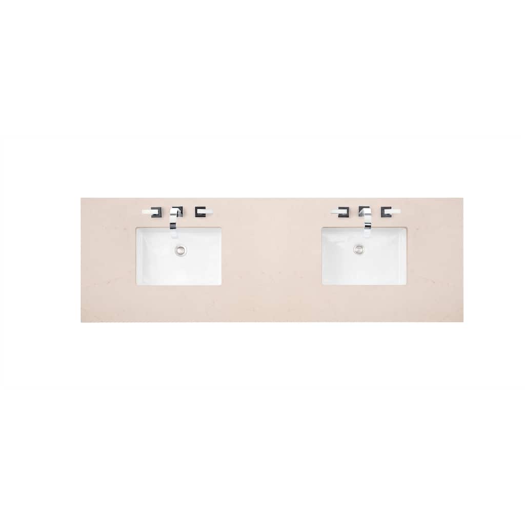 James Martin Vanities 72" Quartz Vanity Top with 2 Undermount