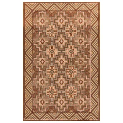 SAFAVIEH Handmade Chelsea Eleni French Country Wool Rug - 5'3" x 8'3"