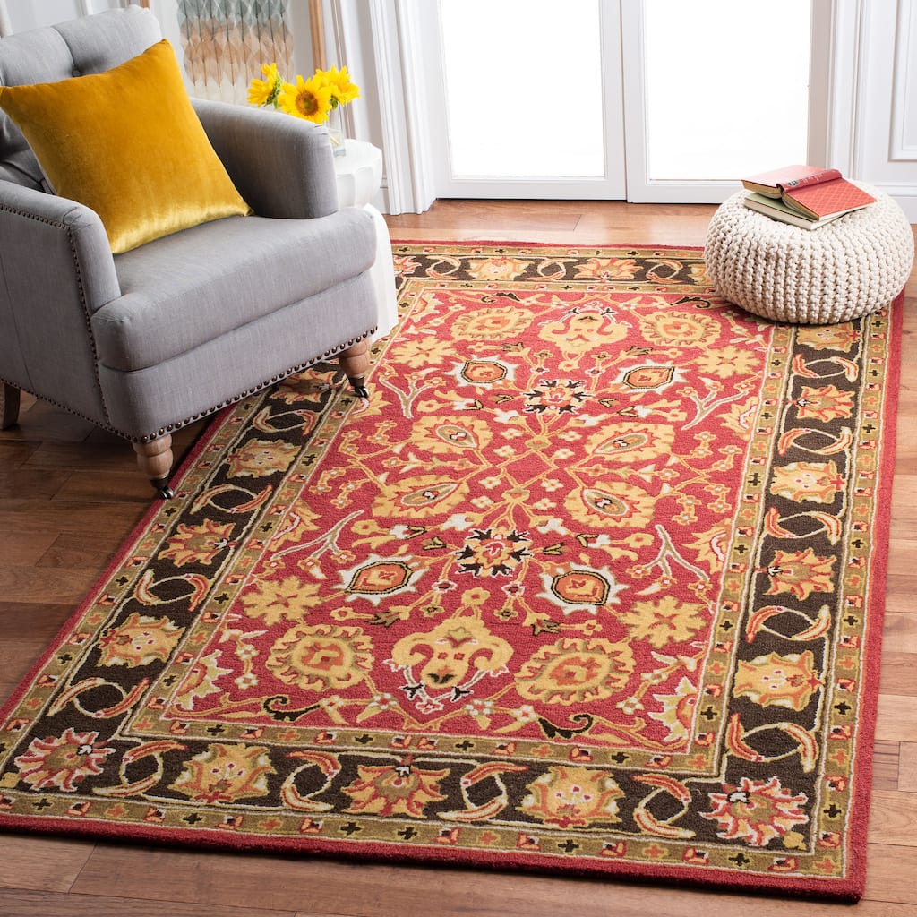 SAFAVIEH Handmade Heritage Barcelona Traditional Oriental Wool Rug