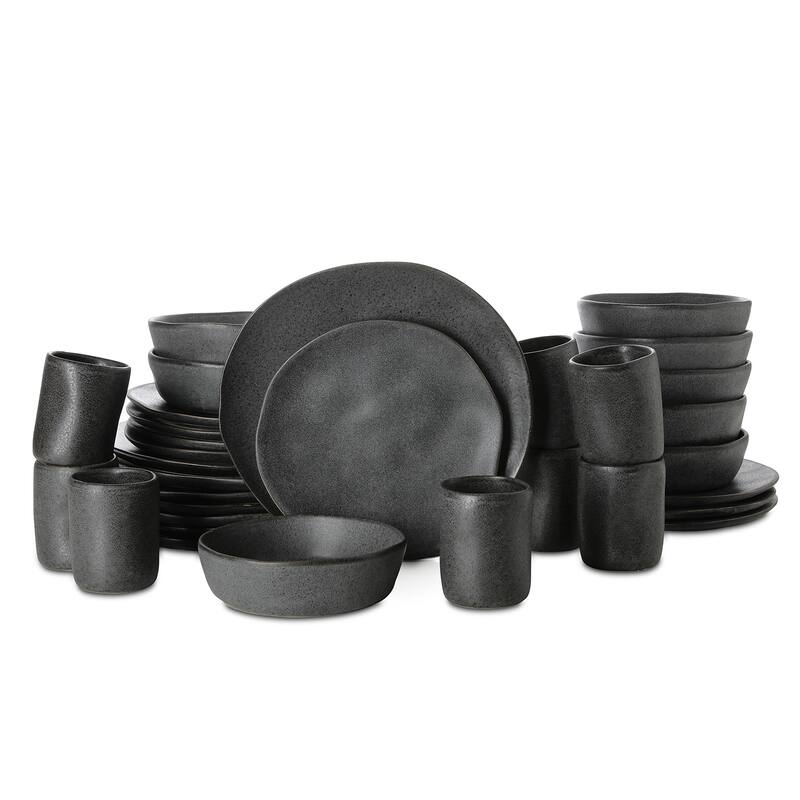 Stone by Mercer Project Hekonda Deboss Stoneware Dinnerware Set