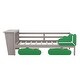preview thumbnail 6 of 7, Twin Size Daybed with Desk, Green Leaf Shape Drawers and Shelves