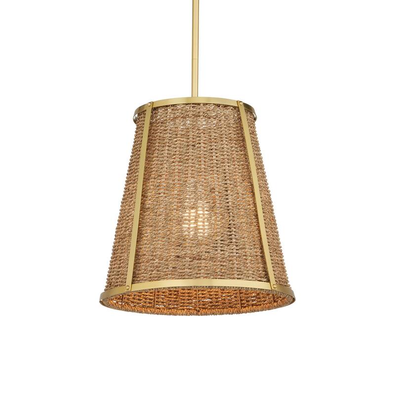 Currey & Company Deauville Small Pendant - 19"h x 14"dia
