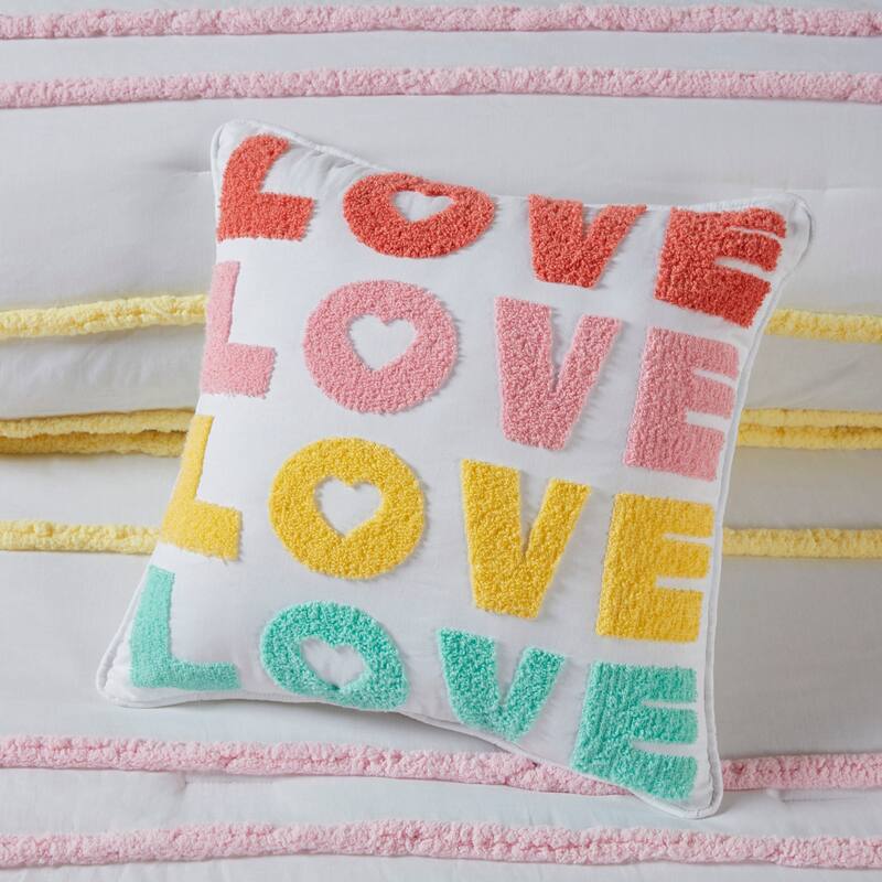 Mackenzie Cotton Comforter Set with Chenille Trim by Intelligent Design Kids