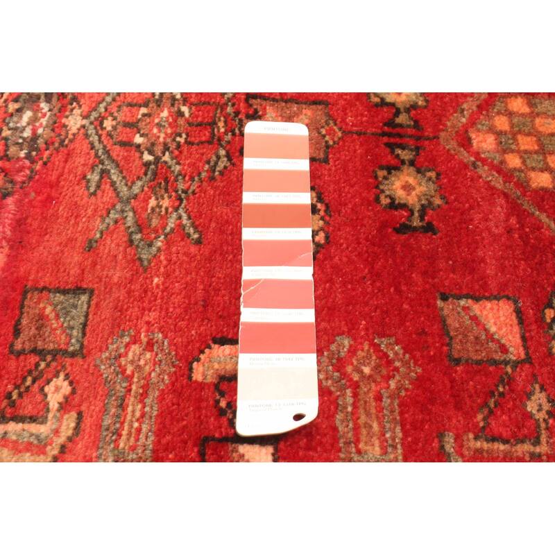 ECARPETGALLERY Hand-knotted Andelz Red Wool Rug - 3'5 x 6'0