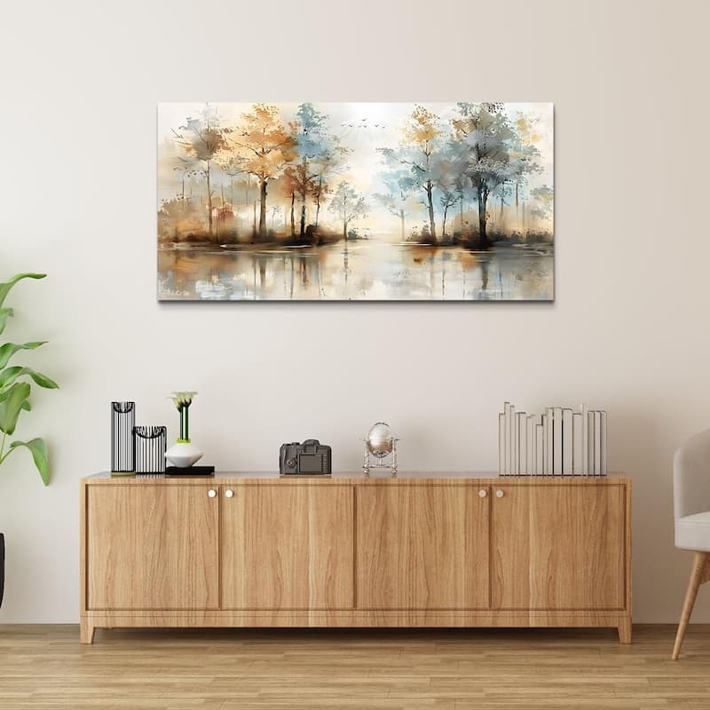 Wall Art Abstract Tree Painting Wall Artworks Hang Pictures