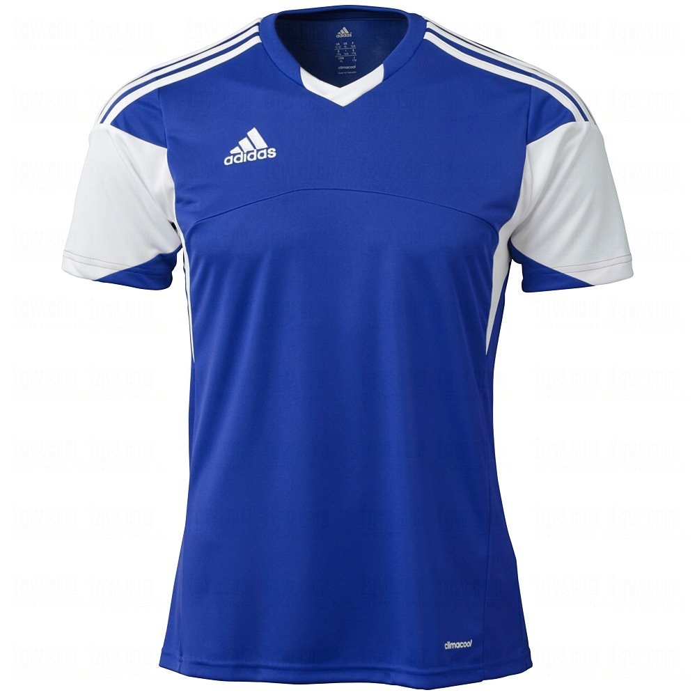 adidas shirt blue and white