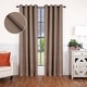 preview thumbnail 140 of 168, Superior Linen Washable Room Darkening Curtains, Set of 2 Panels 52" x 108" - Acorn