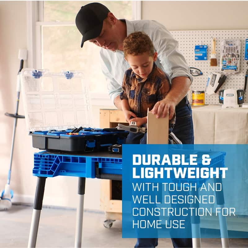 Stack System Tool Box with Removable Organizer Bins