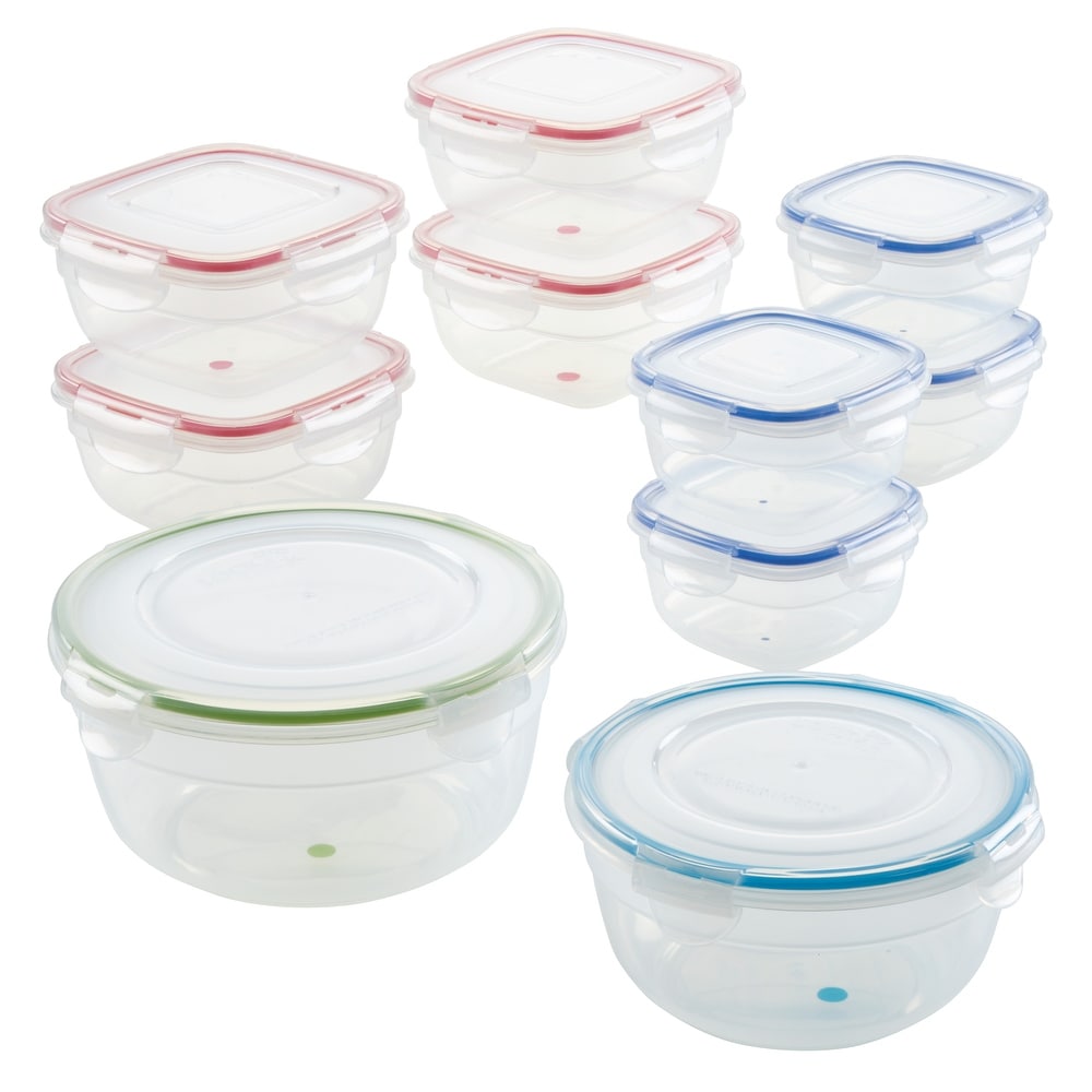  Vencer 4 Piece POP UP SET Glass Food Containers with Airtight  Lids and Spoon,Equipped with Anti-Slip Silicone Pad,Kitchen and Pantry  Storages,VFO-015 : Home & Kitchen