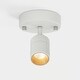 preview thumbnail 2 of 6, Shura - Modern White Integrated LED Spotlight with Adjustable Light Head, 3000K, 490 Lumens - 4.7" x 5.63"