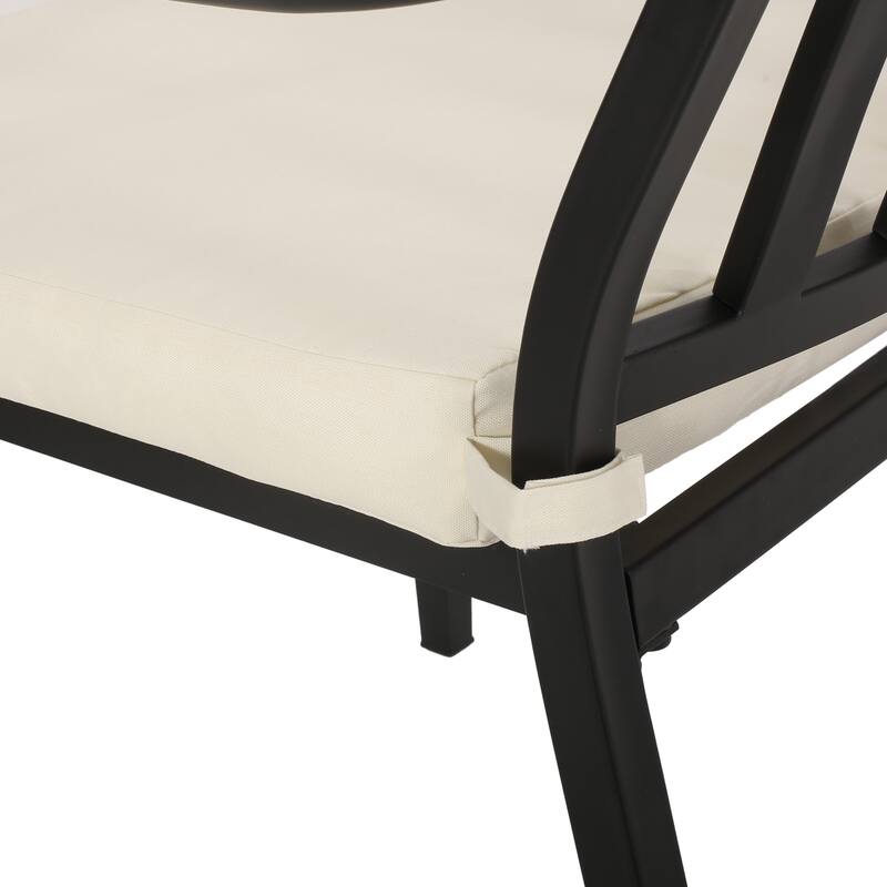 Delmar Outdoor 5 Piece Dining Set with Light Weight Concrete Table by Christopher Knight Home