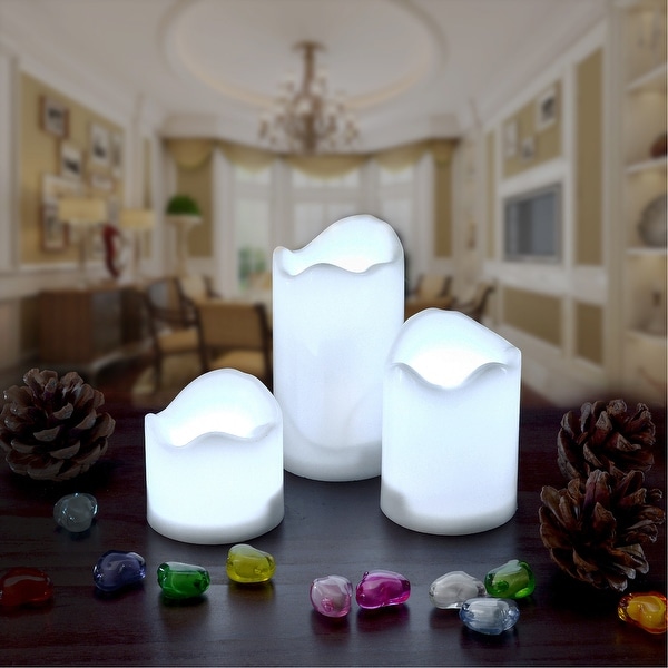 24pcs Flameless Flickering Led Tree Candle Lights For Christmas Ornaments Red Candles Home Decor