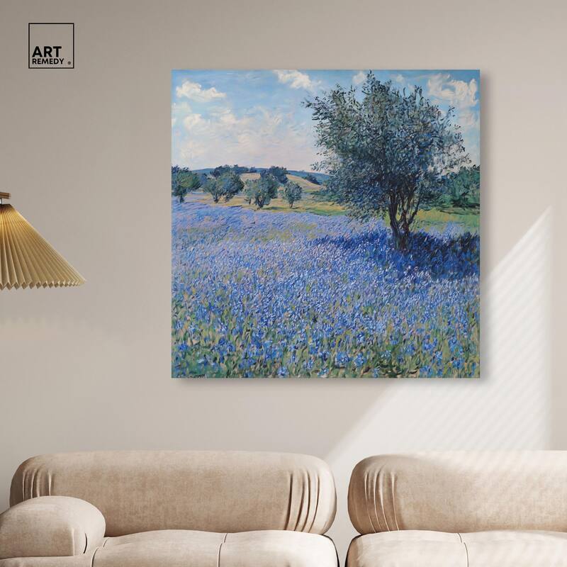 Bluebonnet Meadow II Canvas by Art Remedy, Gallery Wrapped