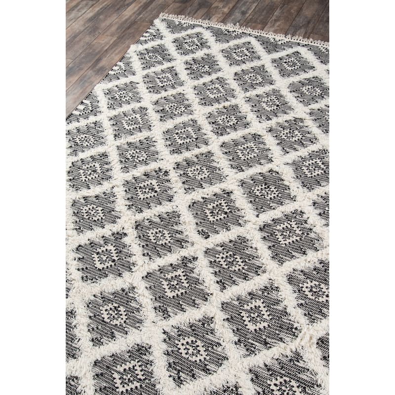 Momeni Harper Hand-woven Trellis Pattern Wool Contemporary Area Rug
