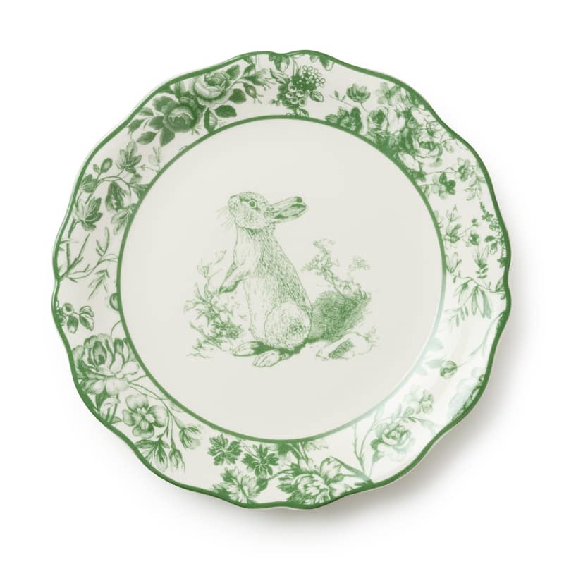 Certified International Le Jardin Set of 4 Salad Plate 8.5" 4 asst - 8.5"W x 8.5"D x 1"H