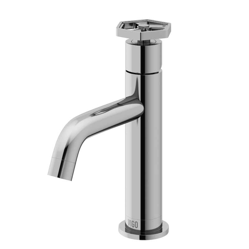VIGO Ruxton 8" H Single Handle Single Hole Bathroom Faucet