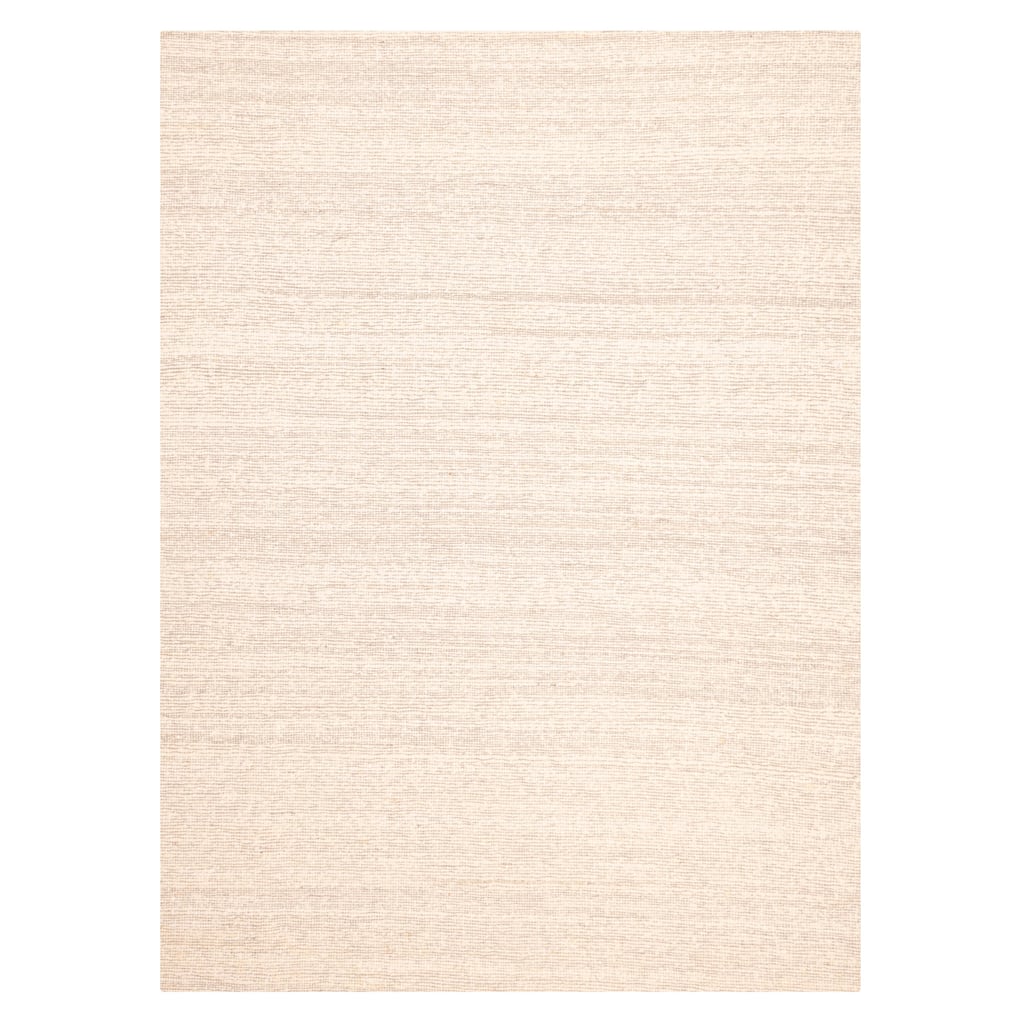 ECARPETGALLERY Braid weave Sienna Cream Wool Kilim - 9'0 x 12'0