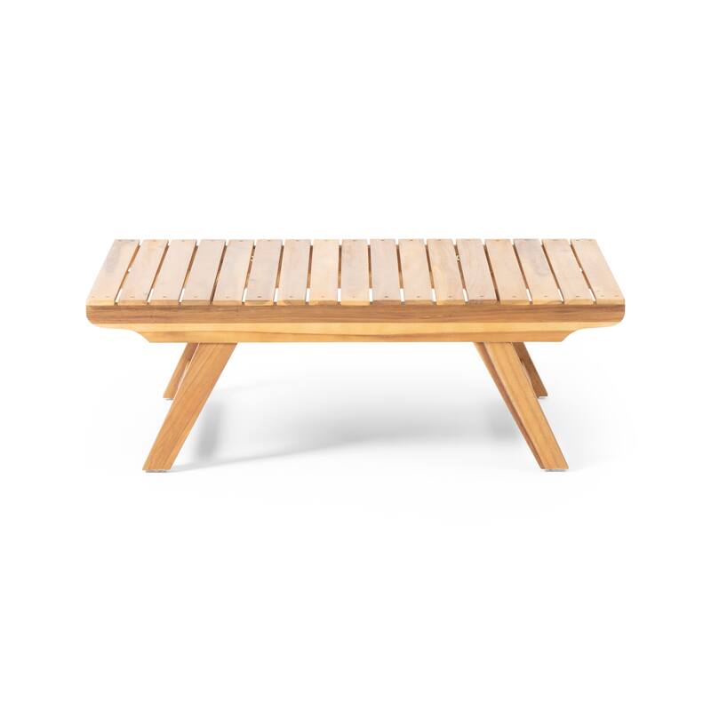 Sedona Outdoor Wooden Coffee Table by Christopher Knight Home