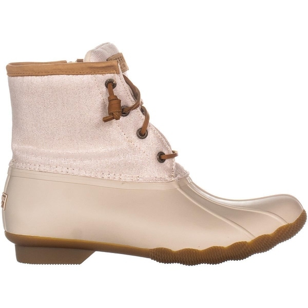 sperry duck boots metallic