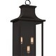 preview thumbnail 4 of 2, Abernathy 3-Light Old Bronze Outdoor Wall Lantern