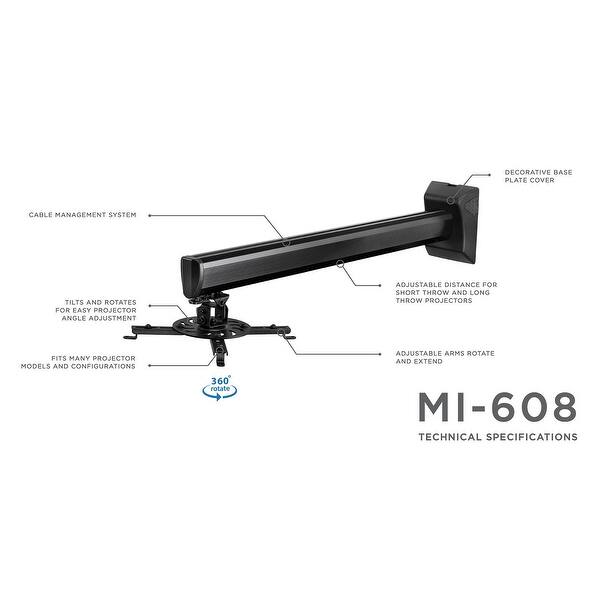 Shop Mount It Projector Wall Mount For Short Throw Standard