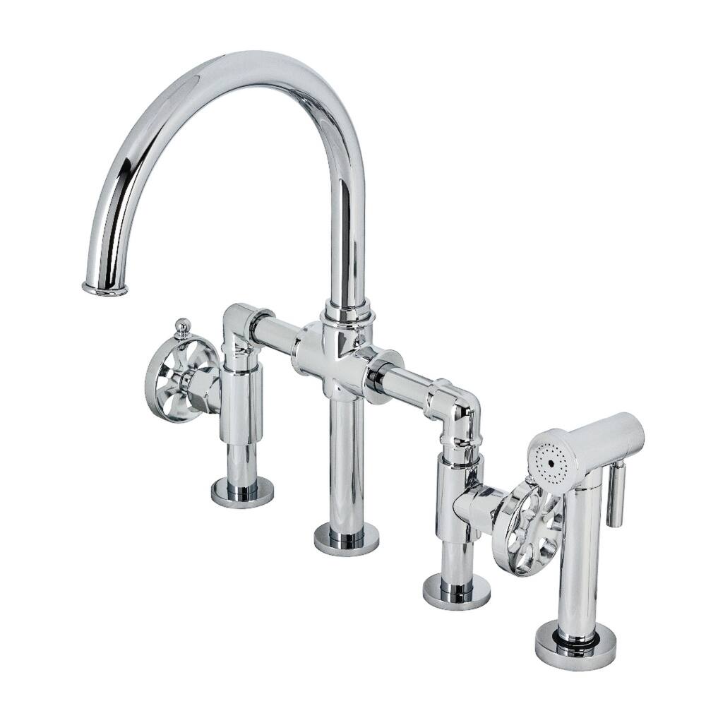 Kingston Brass Belknap Bridge Kitchen Faucet