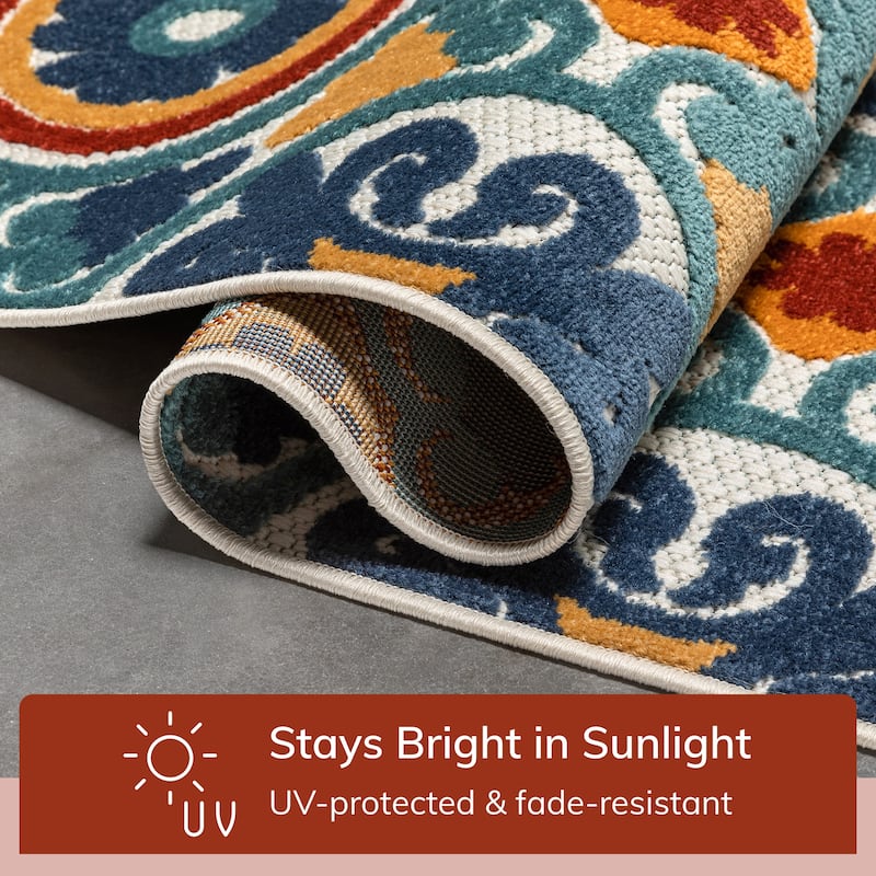 Well Woven Dorado Audun Modern Indoor Outdoor Geometric Area Rug