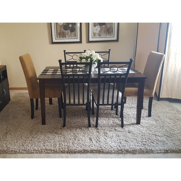 Sure Fit Stretch Pique Short Dining Room Chair Cover Taupe