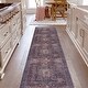 preview thumbnail 2 of 5, LOOM & LUXE Collection Cream/Beige/Medallion Non-Shedding Area Rug - 120" D x 30" W x 0.14" H