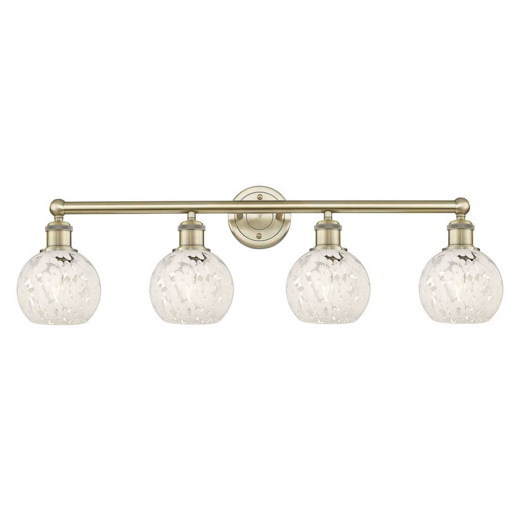 Innovations Lighting 616-4W 10 33 White Mouchette Vanity White