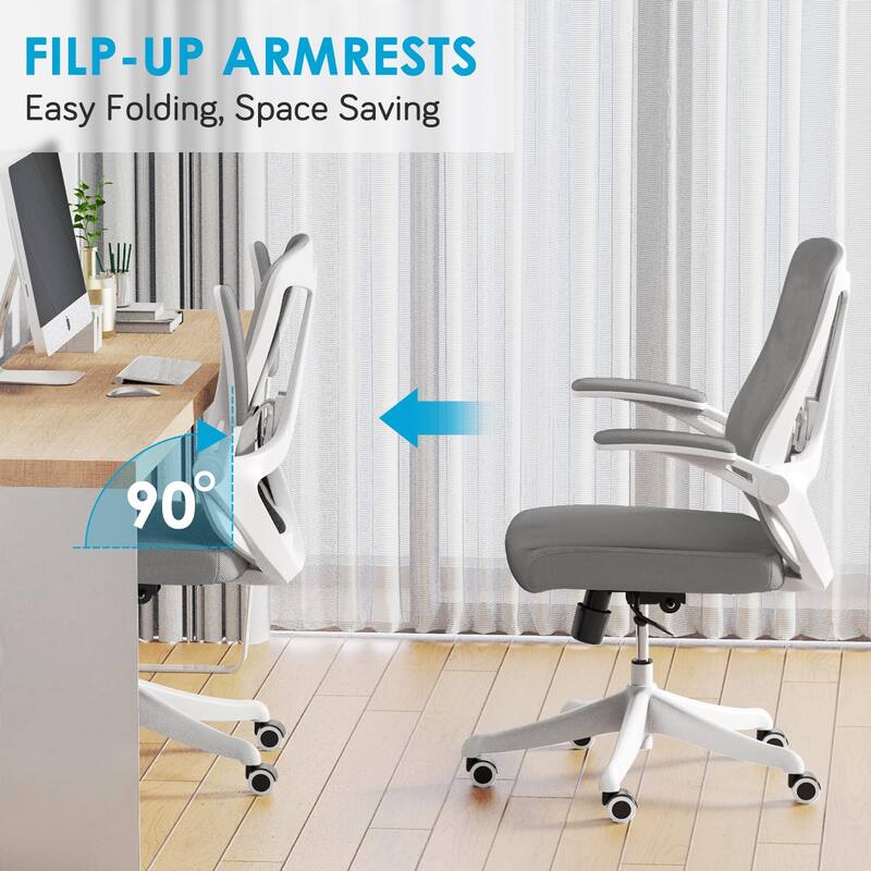 Office Chair, Ergonomic Desk Chairs, Breathable MidBack Mesh Computer