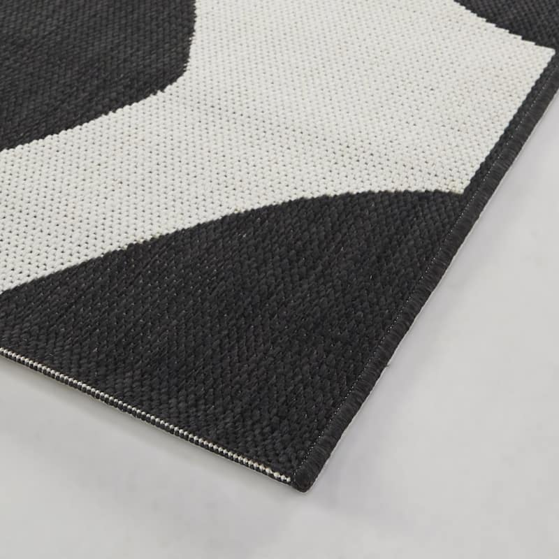 Rodin Modern Abstract Indoor/Outdoor Area Rug